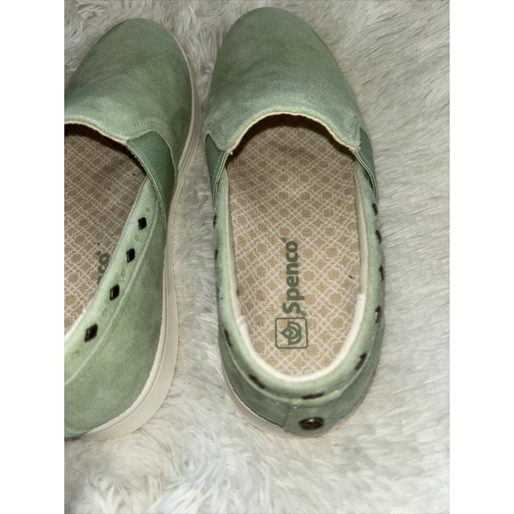 NWOB Spenco Suede Slip On Flat Shoes Size 7.5B - Picture 5 of 10